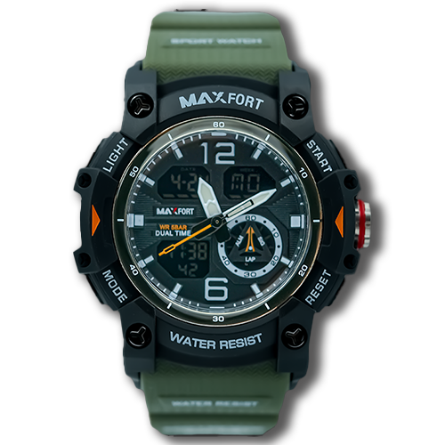 MAXFORT Dual Time Watch MX8007 Image 5