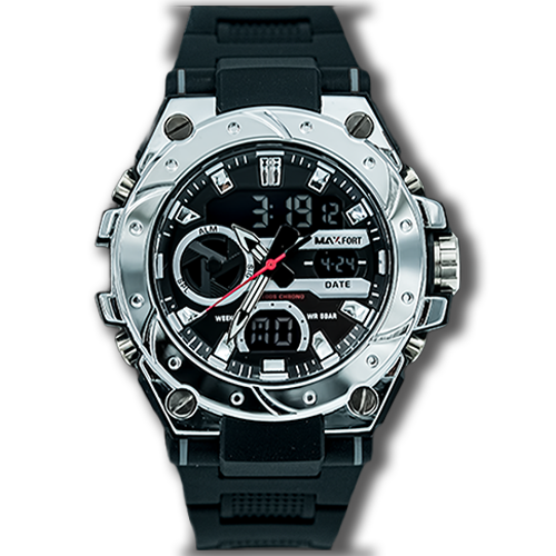 MAXFORT Dual Time Watch MX8029 Image 5
