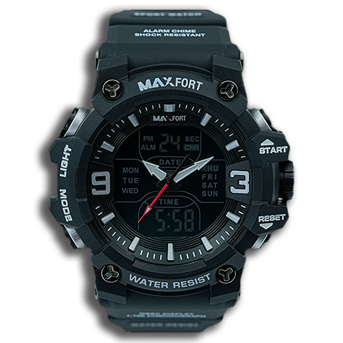 MAXFORT Dual Time Watch MX8049