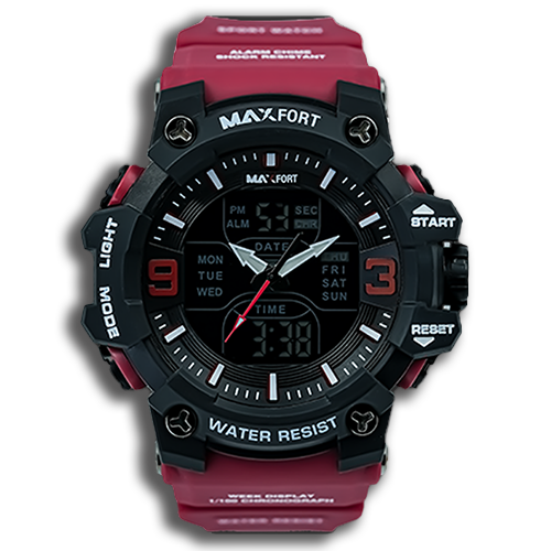 MAXFORT Dual Time Watch MX8049 Image 3
