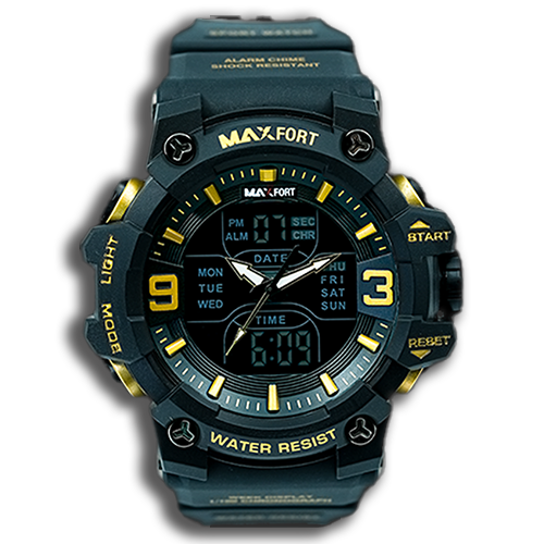 MAXFORT Dual Time Watch MX8049 Image 5