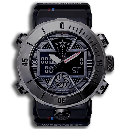 MAXFORT Dual Time Watch MX8051 Image 3