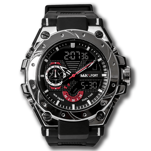 MAXFORT Dual Time Watch MX8060