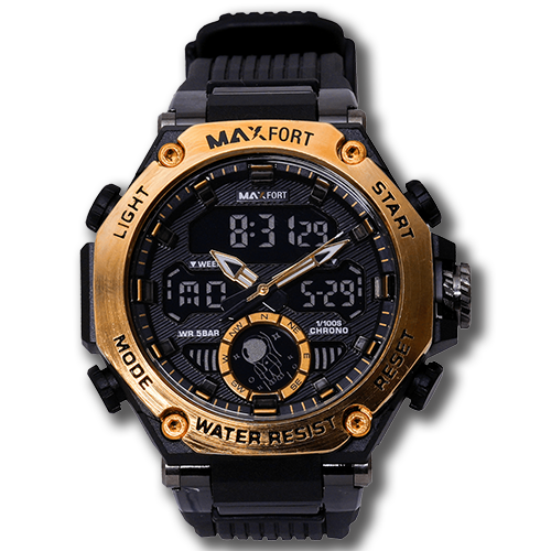 MAXFORT Dual Time Watch MX8069 Image 3