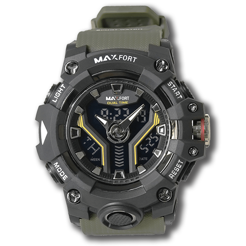 MAXFORT Dual Time Watch MX8075 Image 3