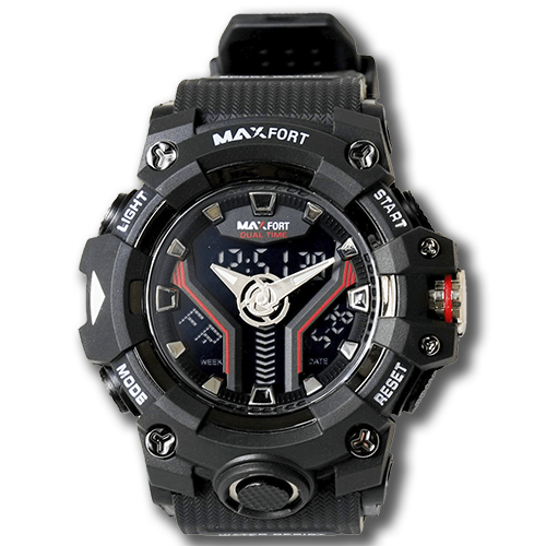 MAXFORT Dual Time Watch MX8075 Image 4