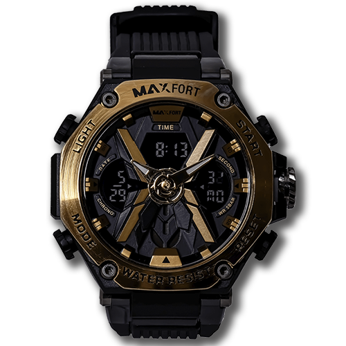 MAXFORT Dual Time Watch MX8087