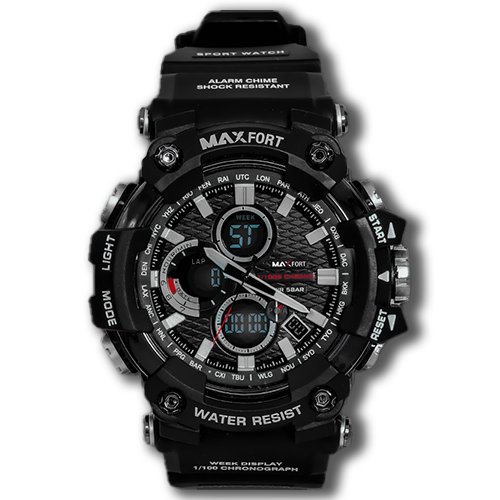 MAXFORT Dual Time Watch MX1802 Image 3
