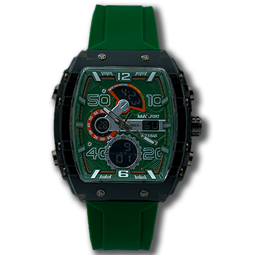 MAXFORT Dual Time Watch MX8109 Image 3