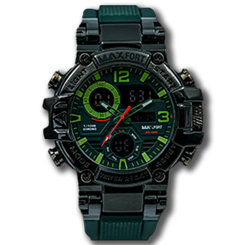 MAXFORT Dual Time Watch MX8110